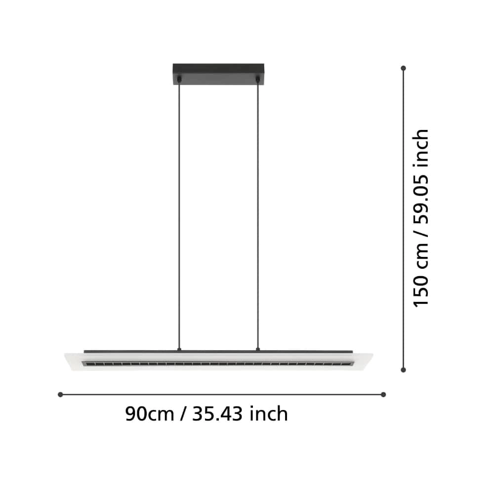 Functionele led hanglamp Bucita 90cm Stars of Light 9002759399016