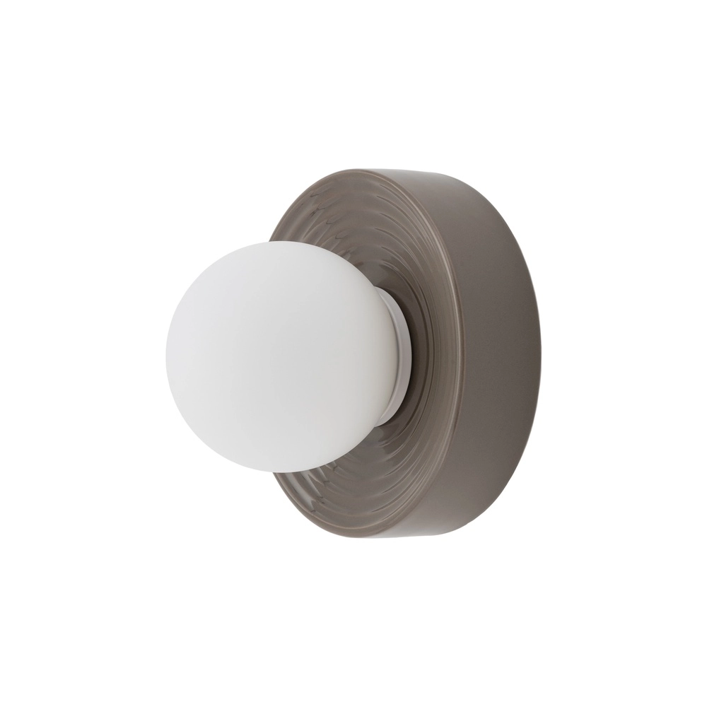 Design wandlamp Clay bruin Ø 16cm