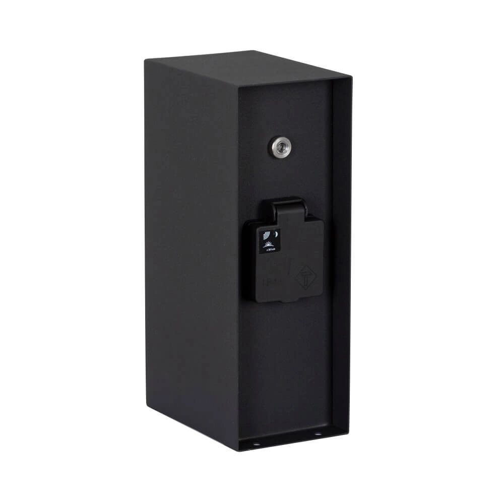 Stopcontact paal Contact 3x schemersensor KS Verlichting 8714732773607