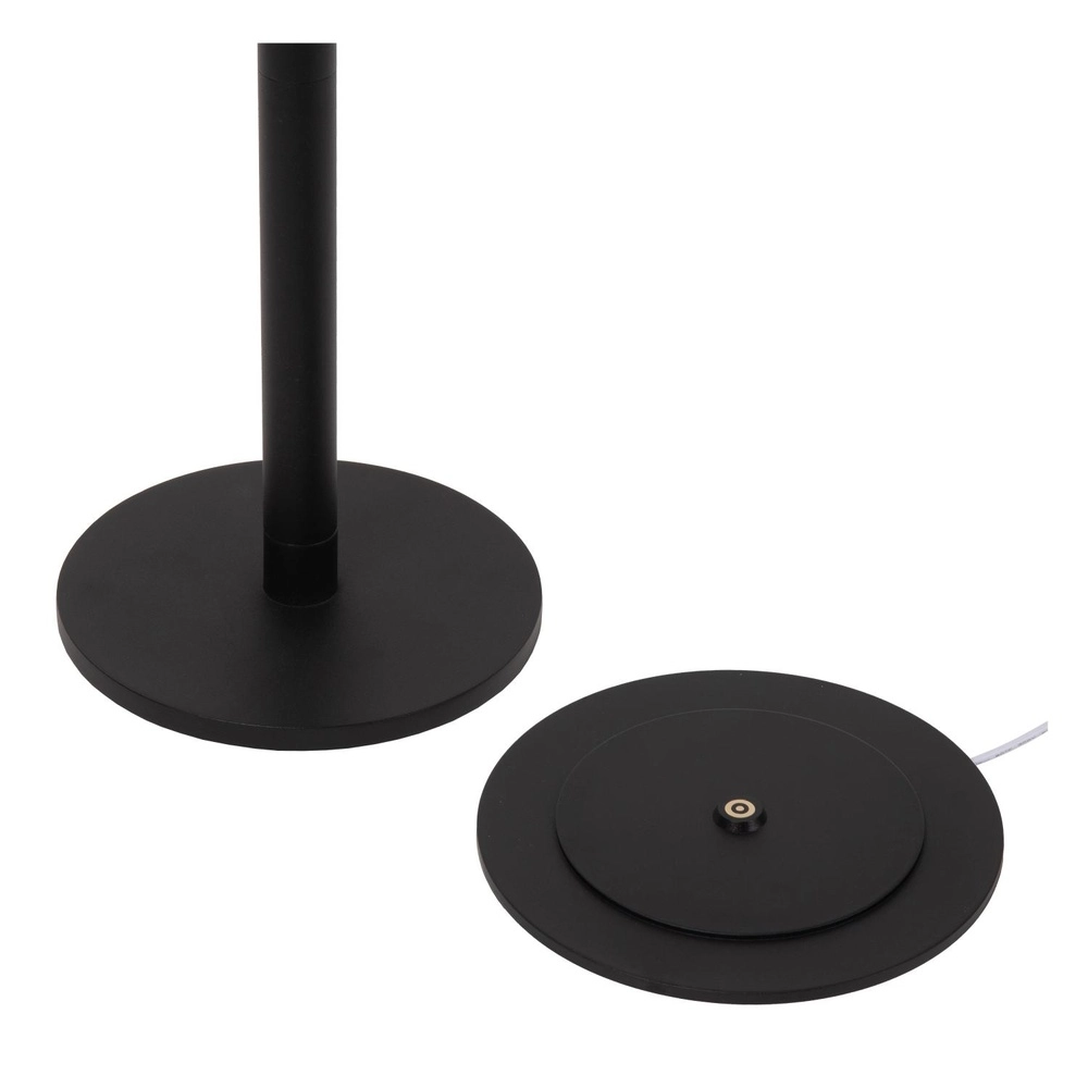 Oplaadbare leeslamp Antrim zwart IP54 Lucide 5411212272256