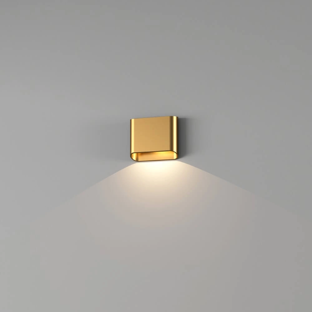 Wandlamp Diaz 1L Warm goud