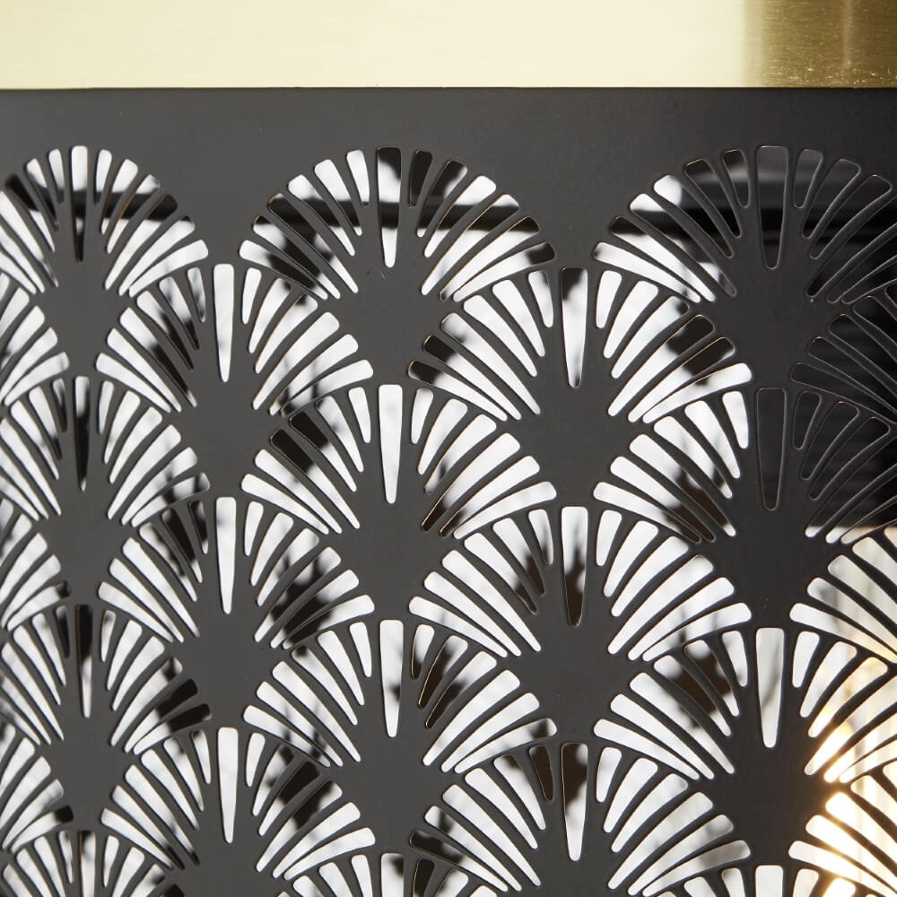 Zwarte hanglamp Neolia met goud Brilliant 4004353382017