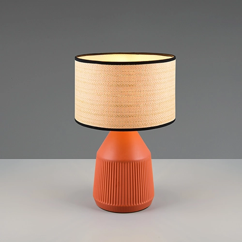 Tafellamp Formentera Ø 28cm terracotta Trio 4017807678147