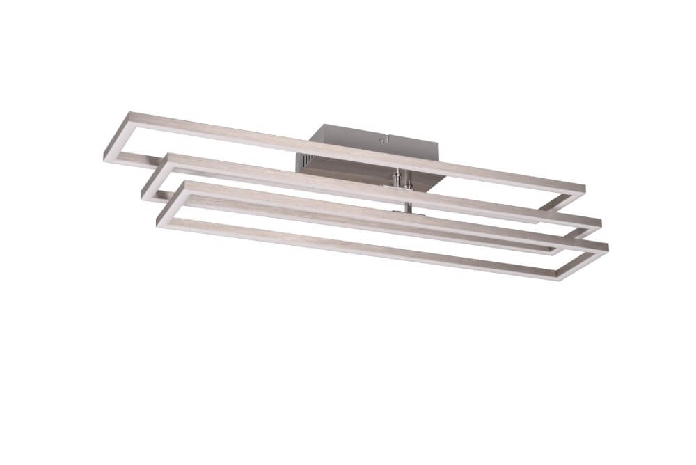 Nikkel plafondlamp Corso design Trio 4017807572667