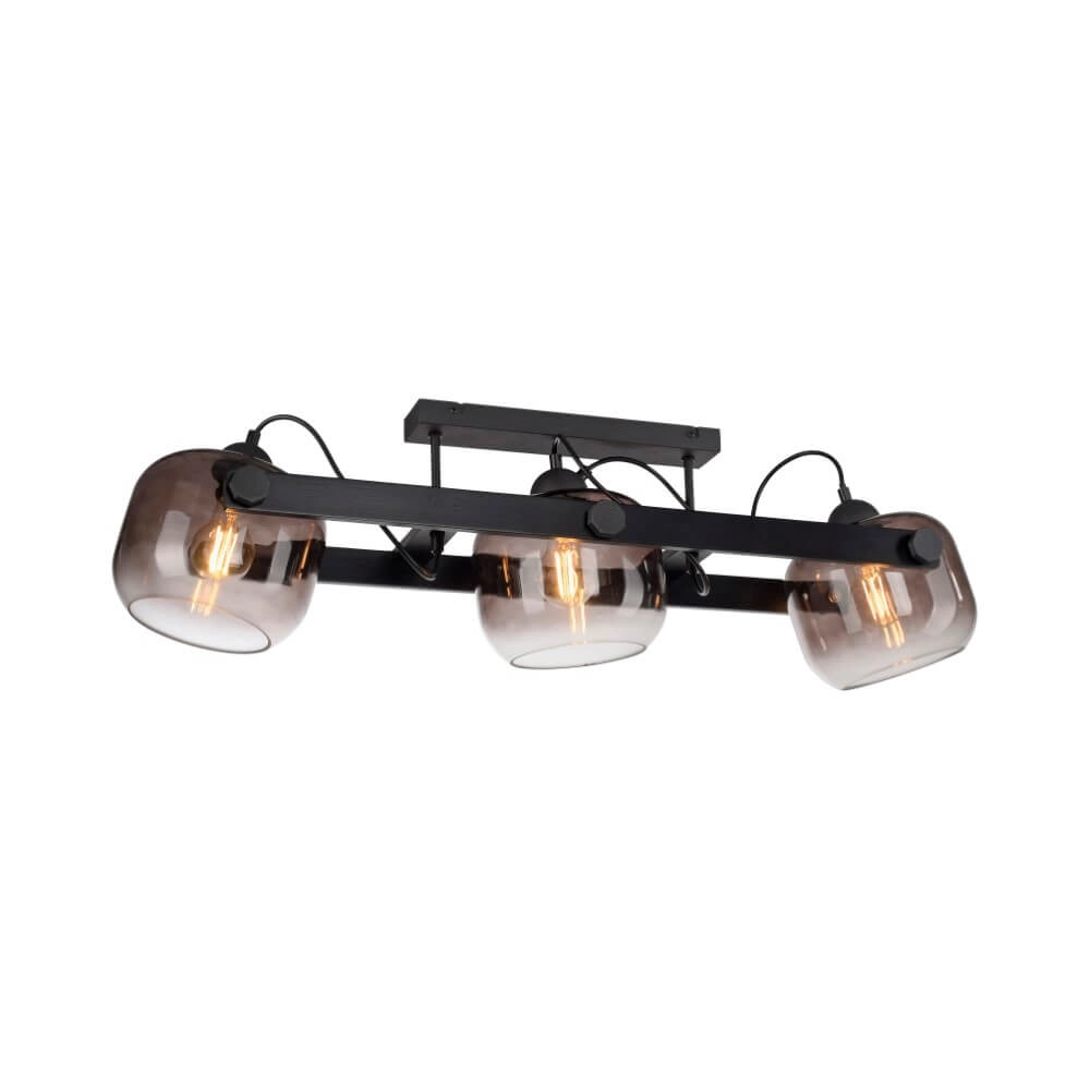 Plafondlamp Cup 2.0 3-lichts smoke glas Plafondlamp Cup 2.0 3-lichts smoke glas
