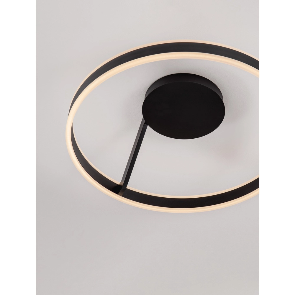 Plafondlamp Bianco zwart Ø 60cm Lyora 5212017473837