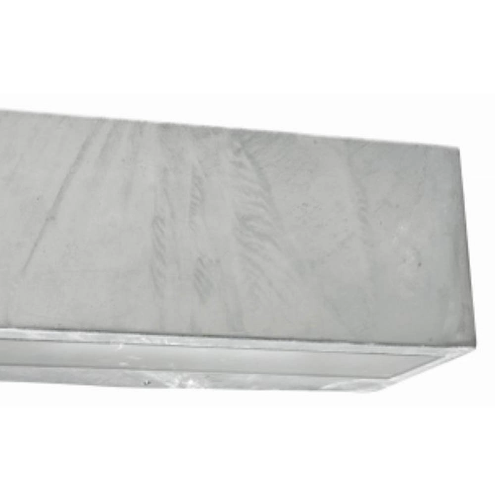 Zinkgrijze wandspot Asker Up-Down Franssen 7042891702031