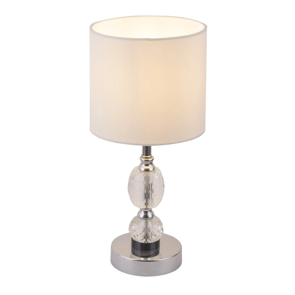 Klassieke schemerlamp Bronn chroom 47cm