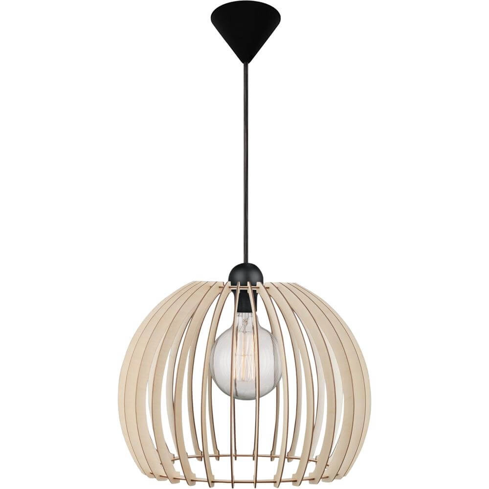 Hanglamp Chino hout Ø 40cm