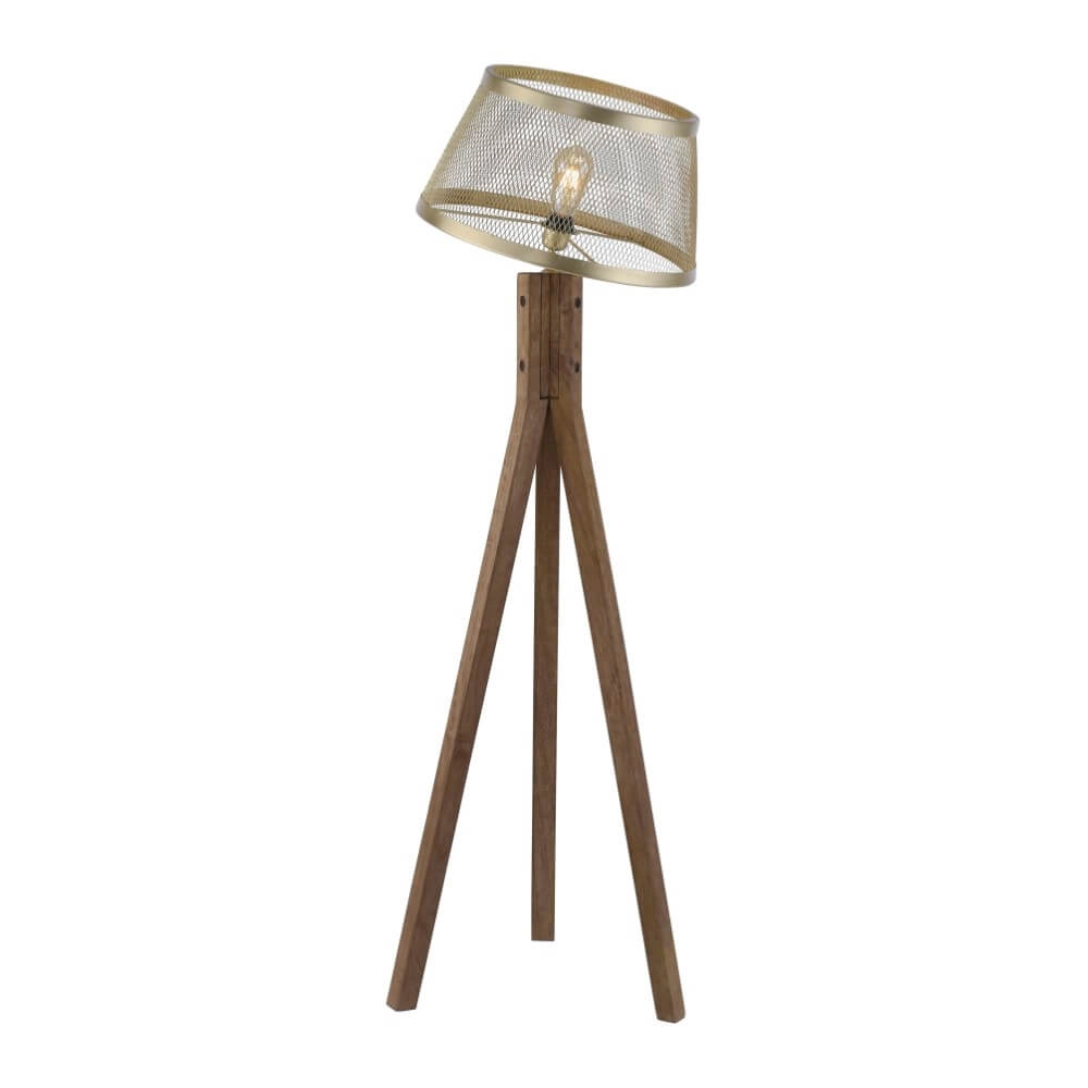 Vloerlamp Frederik messing Just Light 4043689976187