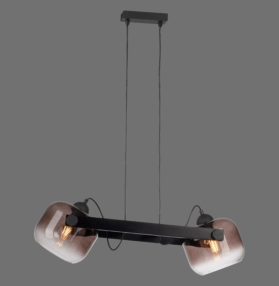 Hanglamp Cup 2.0 2-lichts smoke glas Just Light 4043689004705