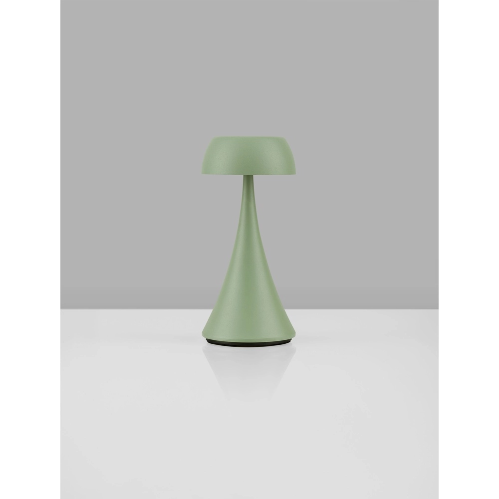 Tafellamp Ycro olijfgroen met USB Lyora 5212017477002