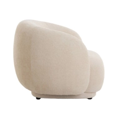 Fauteuil 93x87x73 cm Ovito crème Light & Living 8717807712464