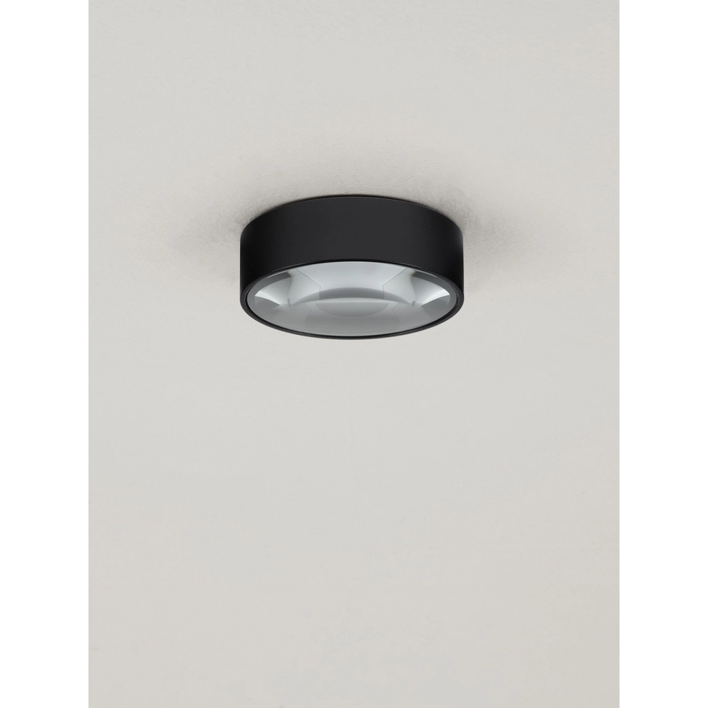 Strakke plafondlamp Grix zwart Lyora 5212017496362