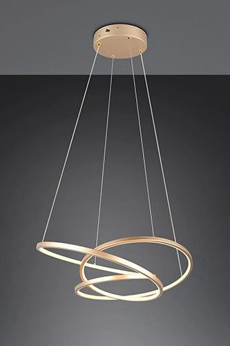 Vide hanglamp Darvin goud - 62cm Trio 4017807616040
