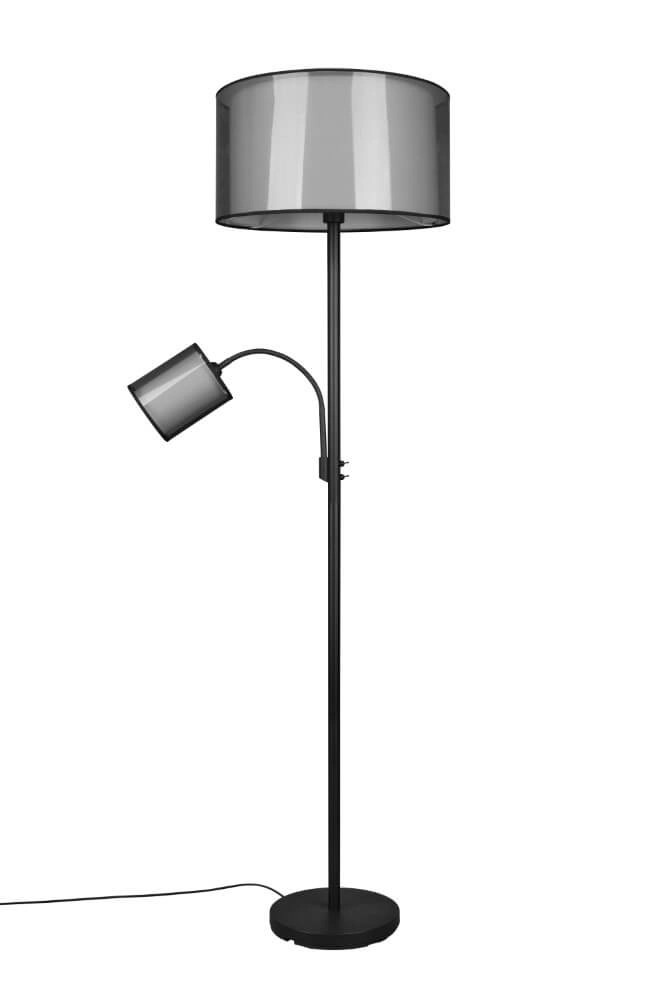 Design schemerlamp Burton met leeslamp Design schemerlamp Burton met leeslamp