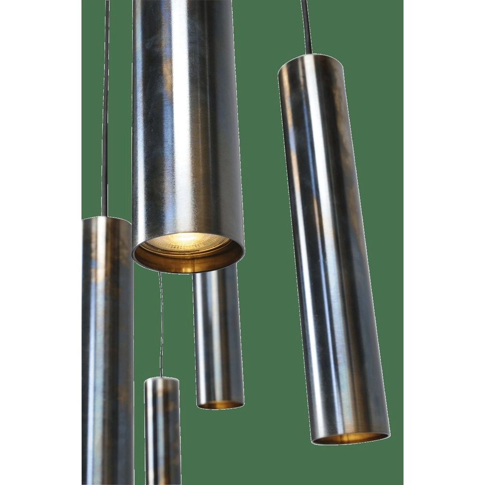 Eetkamer hanglamp Run 8 dappled oil pendels Masterlight 8718121206455