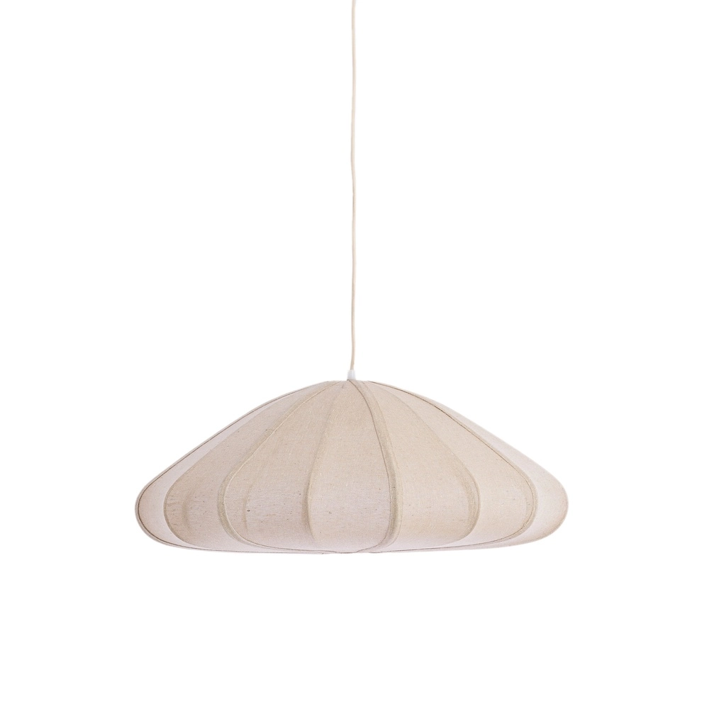 Stoffen hanglamp Cesano Ø 64cm - naturel
