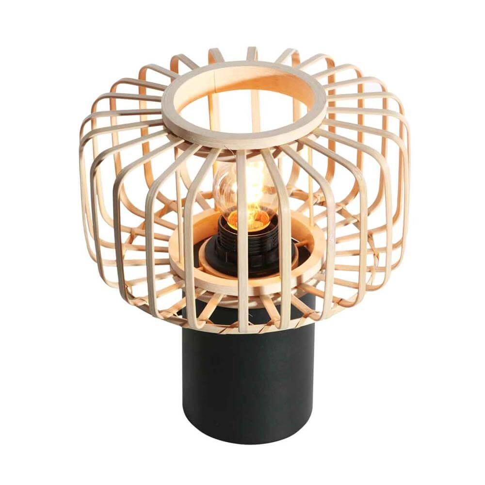 Bamboe tafellamp Bloeba Ø 20cm Steinhauer 8712746176759