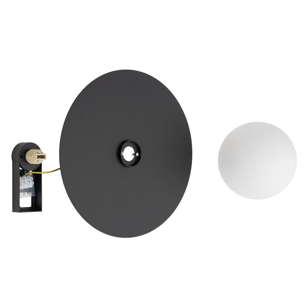 Wandlamp Saturn zwart Lyora 5903139124362