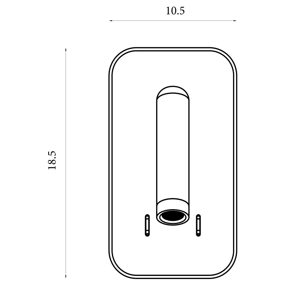 Wandlampje Sonny zwart Searchlight 5053423302409