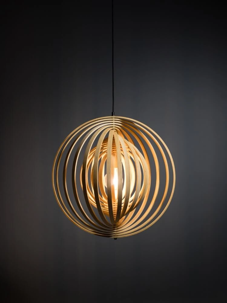 Houten hanglamp Woody Ø 43,5cm ETH 8720195305323