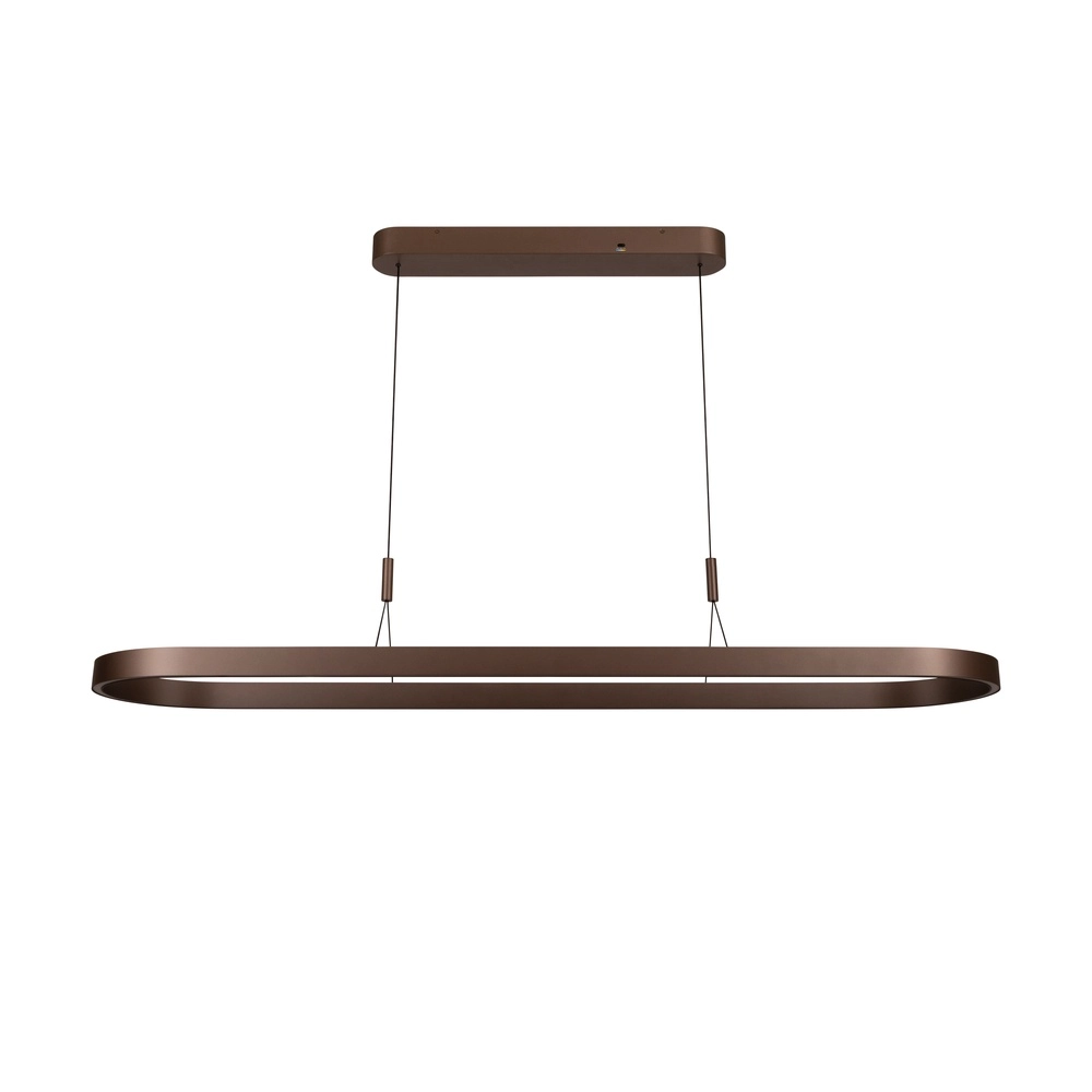 Ovale hanglamp Liane roestbruin Lucide Vibes 5411212461117