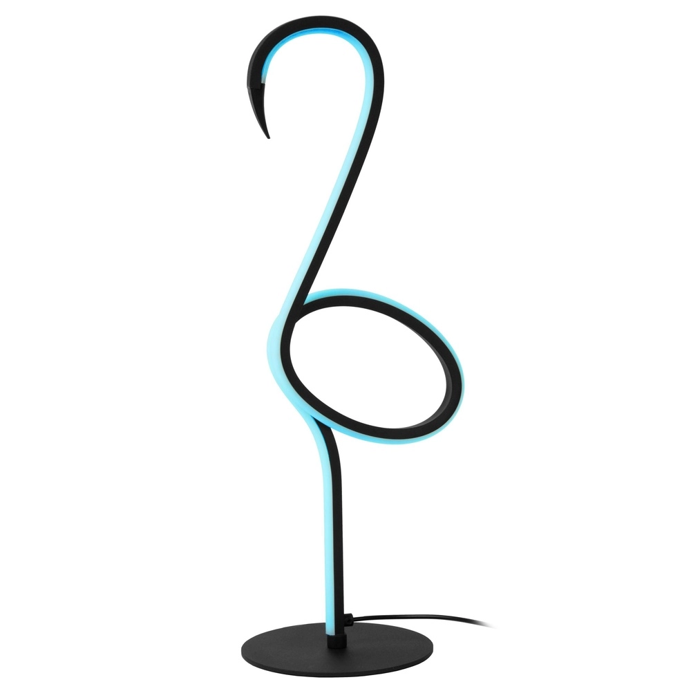 Tafellampje Flamingo zwart Lucide 5411212051745