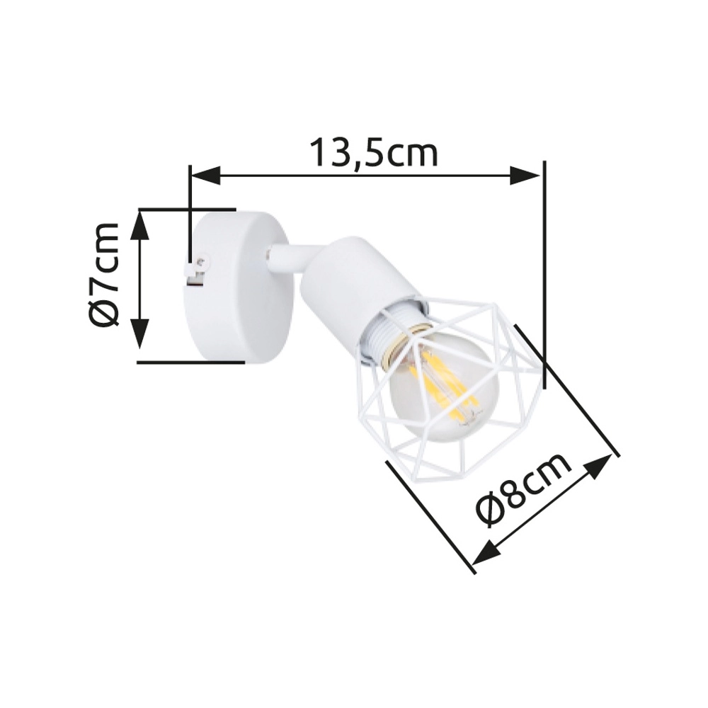 Wandlamp Xara I wit Globo 9007371409983