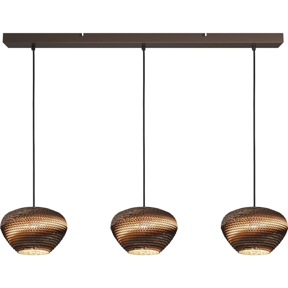 Think Paper hanglamp Cartone 3x Ø24cm