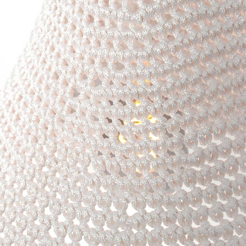Ø 60cm hanglamp Marrakesch van wit touw Steinhauer 8712746161502