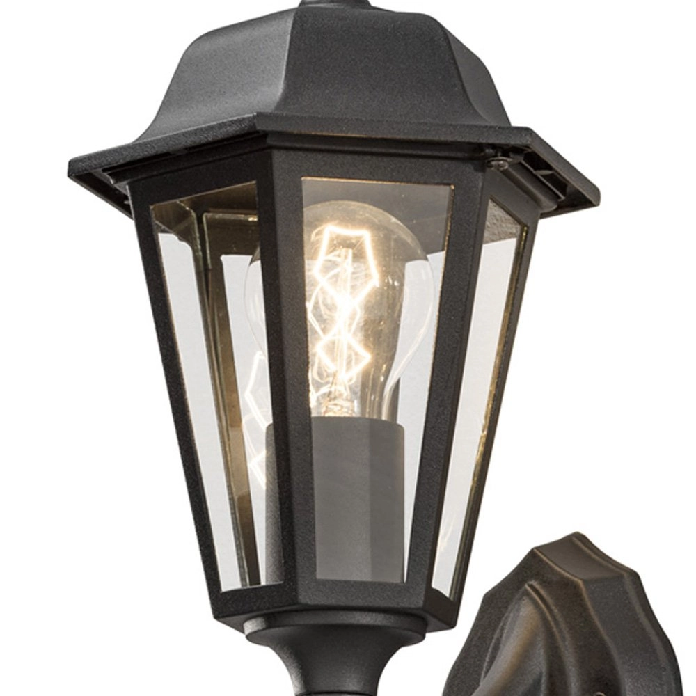 Klassieke muurlamp Chicago zwart KonstSmide 7318307094756