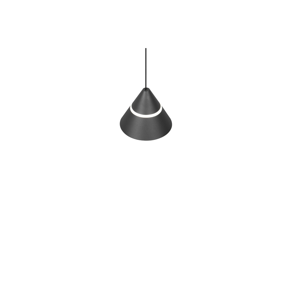 Design hanglamp Romeo enkel zwart Trio 4017807667721
