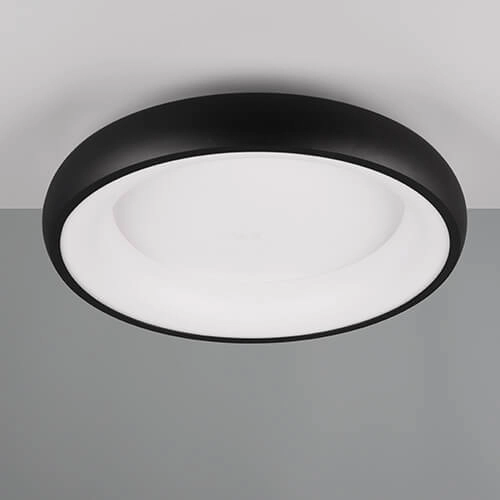 Led plafondlamp Cardona zwart - Ø 45cm Trio 4017807613902