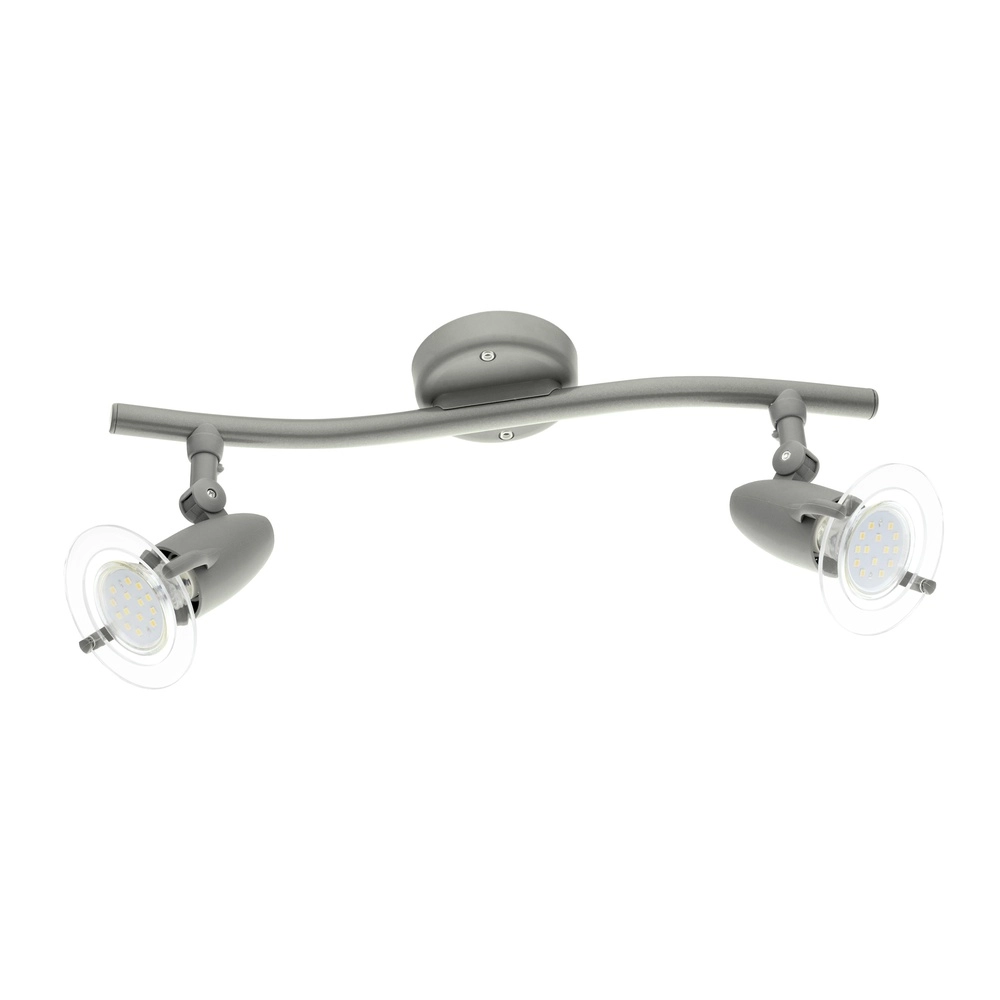 Opbouwspot Pocket 2 2-lichts grijs