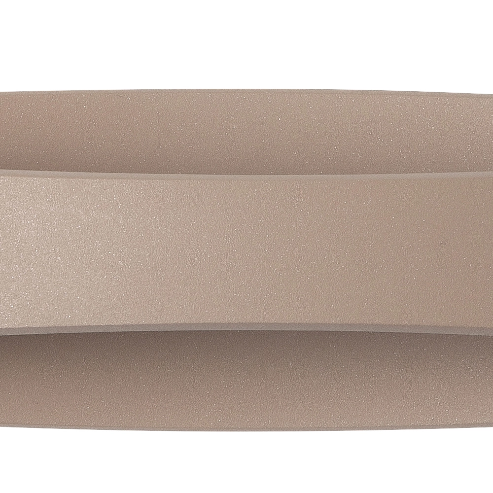Strakke wandlamp Medusa 35cm zand bruin Highlight 8718379050725