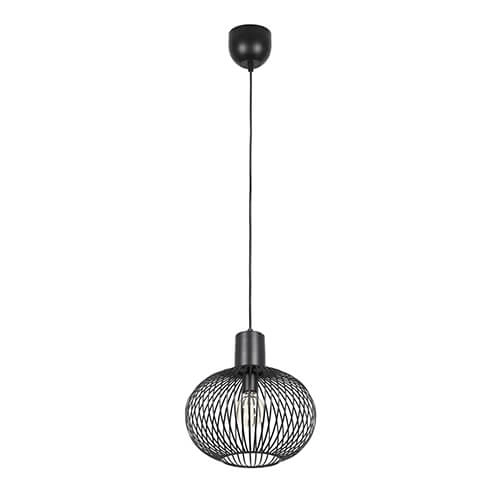 Draad hanglamp Gila Ø 33cm - zwart Trio 4017807617535