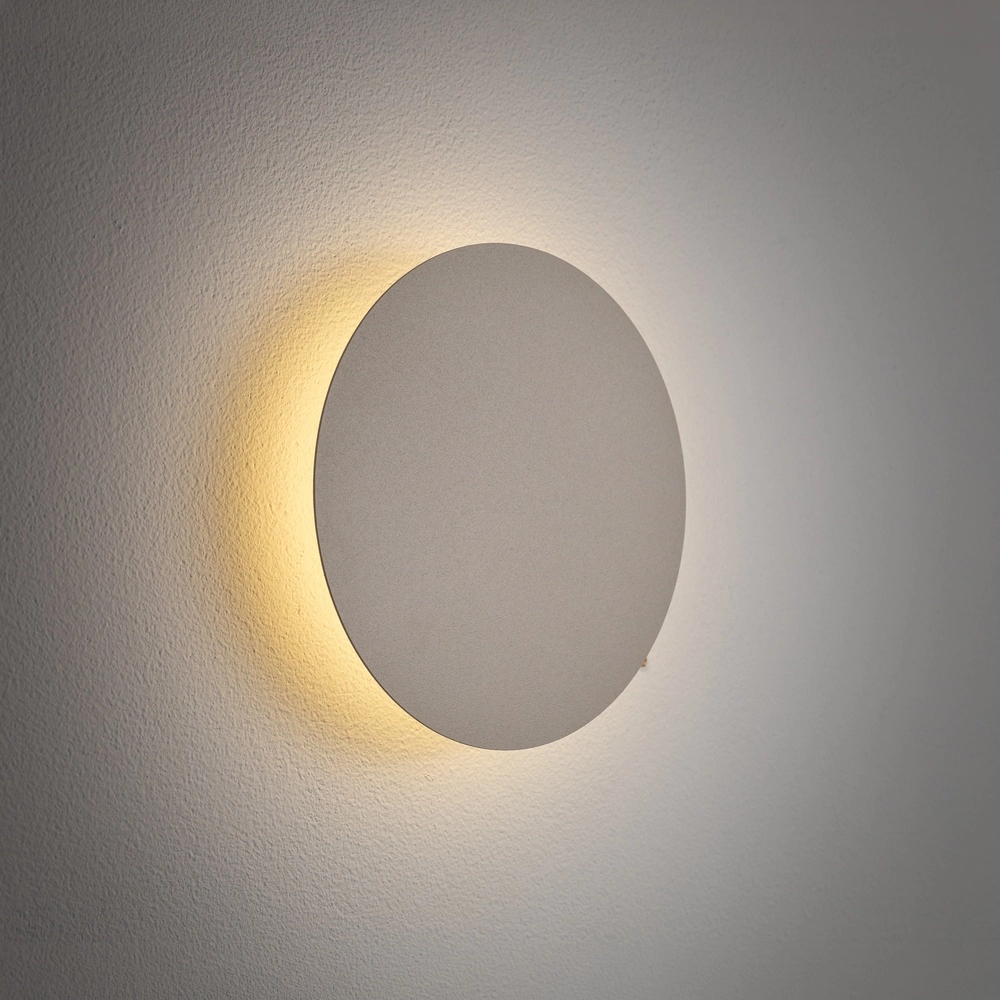 Design wandlamp Ring zand bruin Ø 15cm Lyora 5903139126564