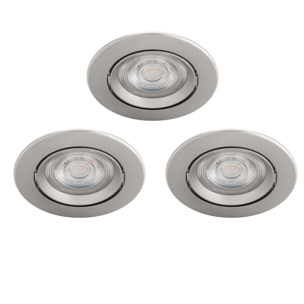 Led inbouwspots Sparkle set van 3 Led inbouwspots Sparkle set van 3