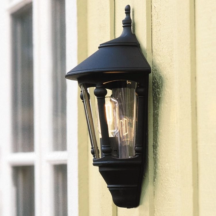 Klassieke muurlamp Virgo zwart KonstSmide 7318305697508