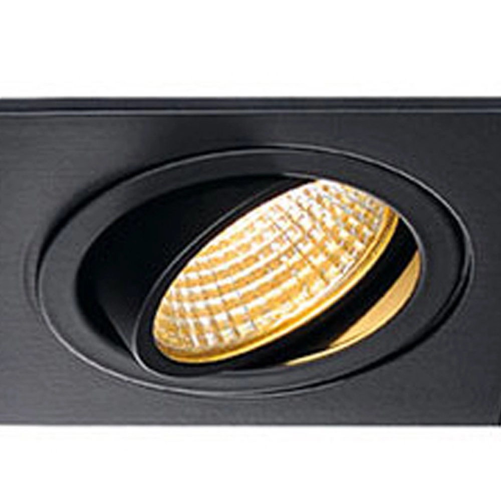 Inbouwspot New Tria 2 LED 2700K zwart met klemveren SLV 4024163150576