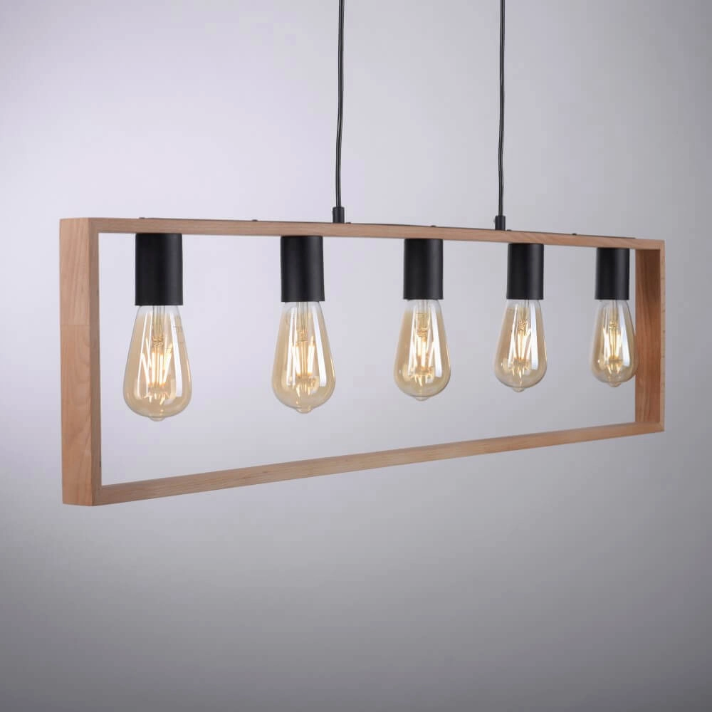 Landelijke hanglamp Franky 5-lichts Just Light 4043689966447