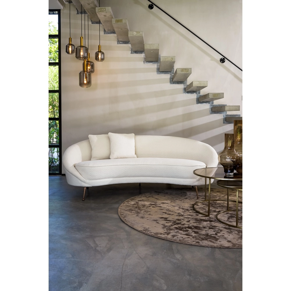 Vide hanglamp Lekar 5x E27 - messing met smoke glas Light & Living 8717807604585