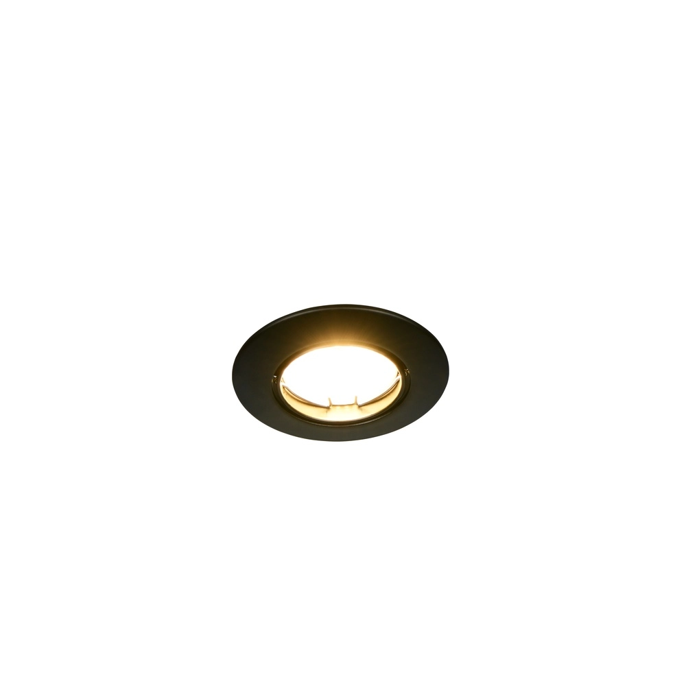 Zwarte inbouwspot Savoy design