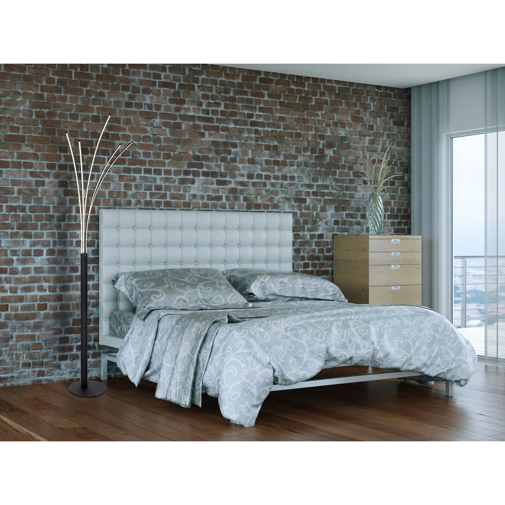 Moderne vloerlamp Bizzy zwart lichtkleur instelbaar Globo 9007371440276