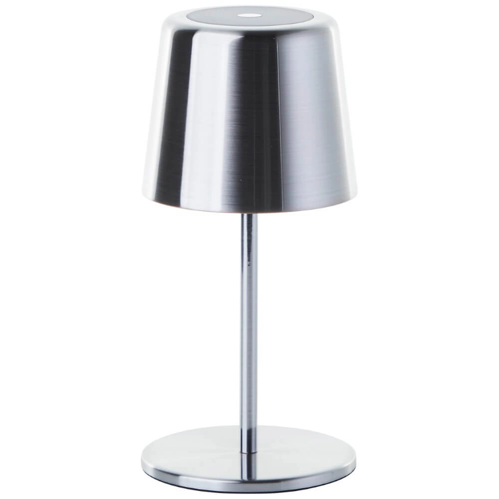 Oplaadbare tafellamp Xaana nikkel Brilliant 4004353441462
