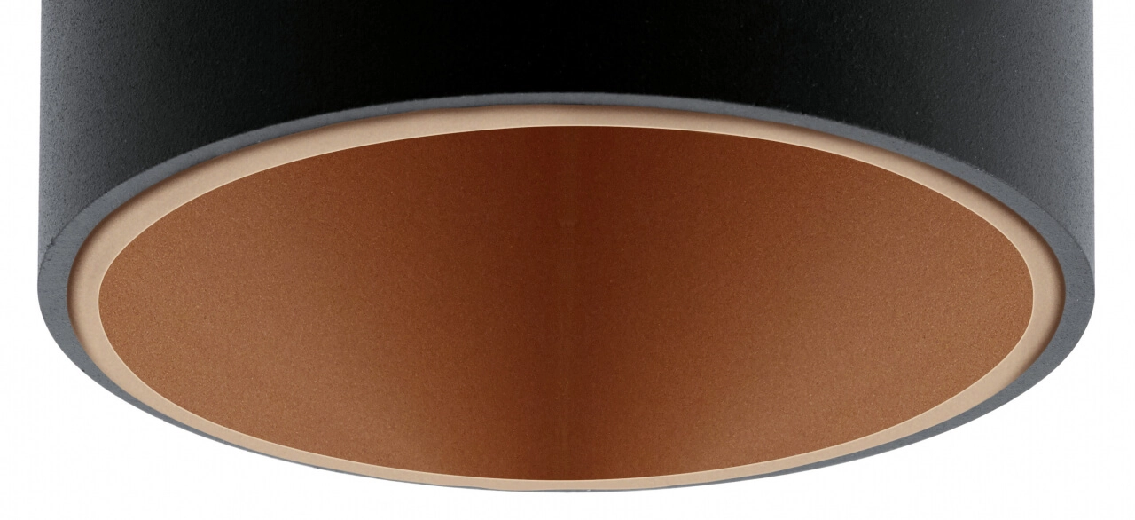 Led plafondlamp Polasso Zwart/Koper Eglo 9002759945015