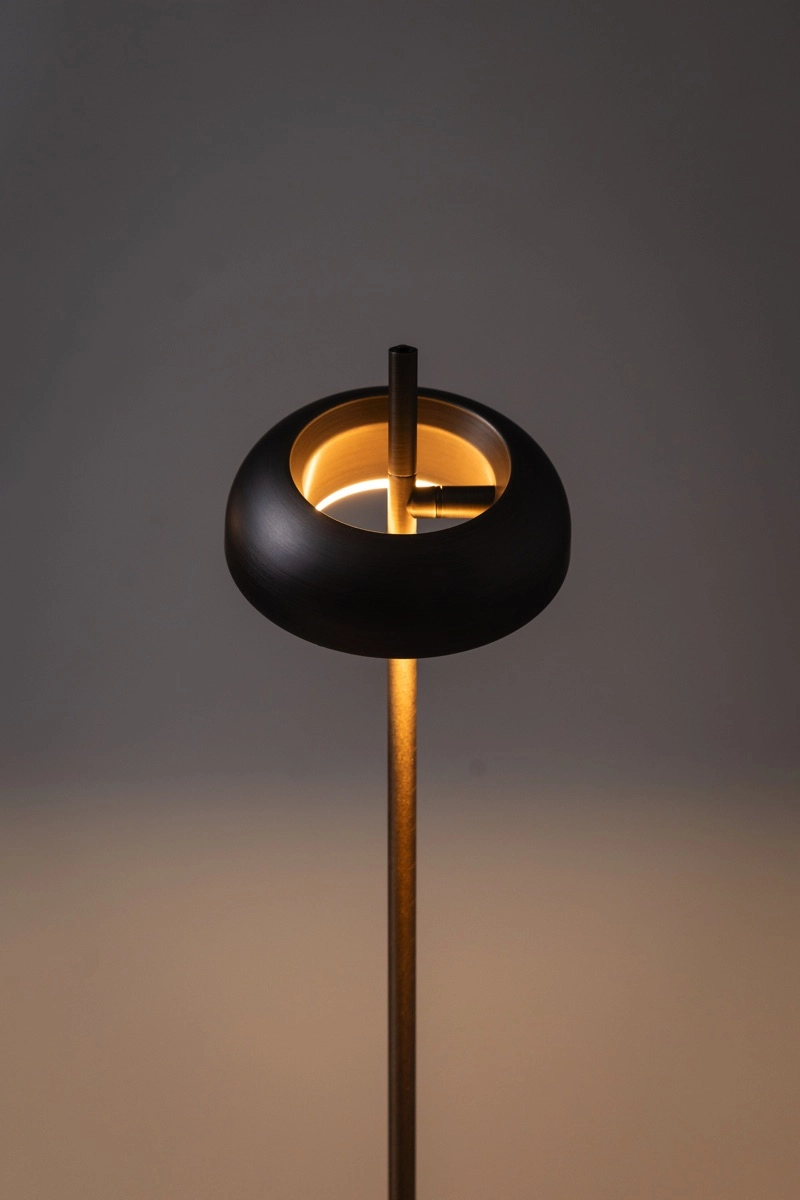 Led vloerlamp Maureen nikkel zwart ETH 8720195310891