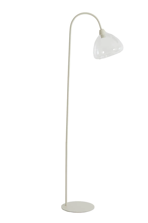 Vloerlamp Bisho crème design Light & Living 8717807743383