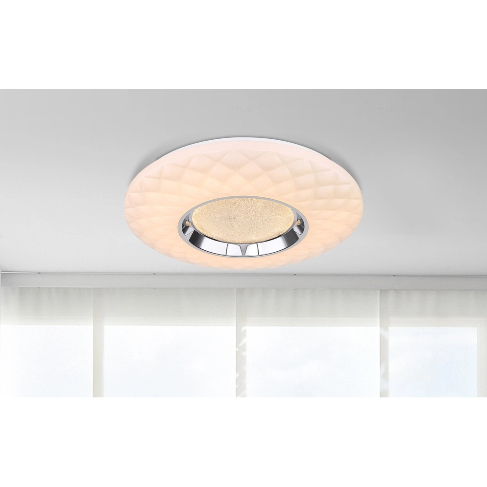Witte plafondlamp Magnifique Ø 49cm Globo 9007371386840